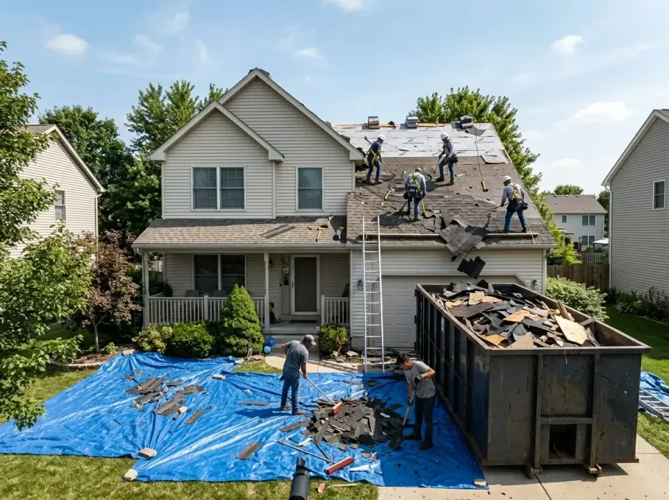 roof-replacement-debris-remova-004 — frequently asked questions, Cheapest Dumpster Rentals in Wakarusa, IN